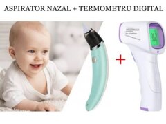 Pachet promotional aspirator nazal + termometru digital